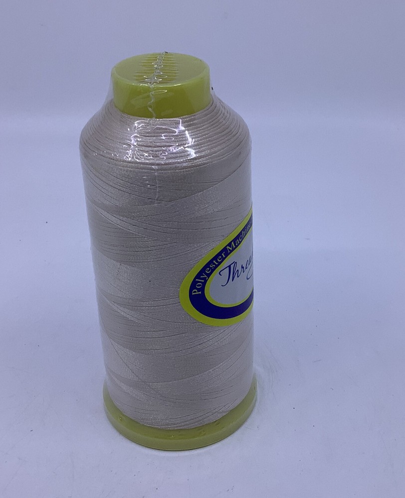 Thread Art Polyester Machine Embroidery Thread Cream Color # 104