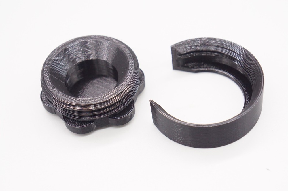 Gas Container Cap Cover / Retainer - Discharge Protector for 35mm Necks *2-Pack*
