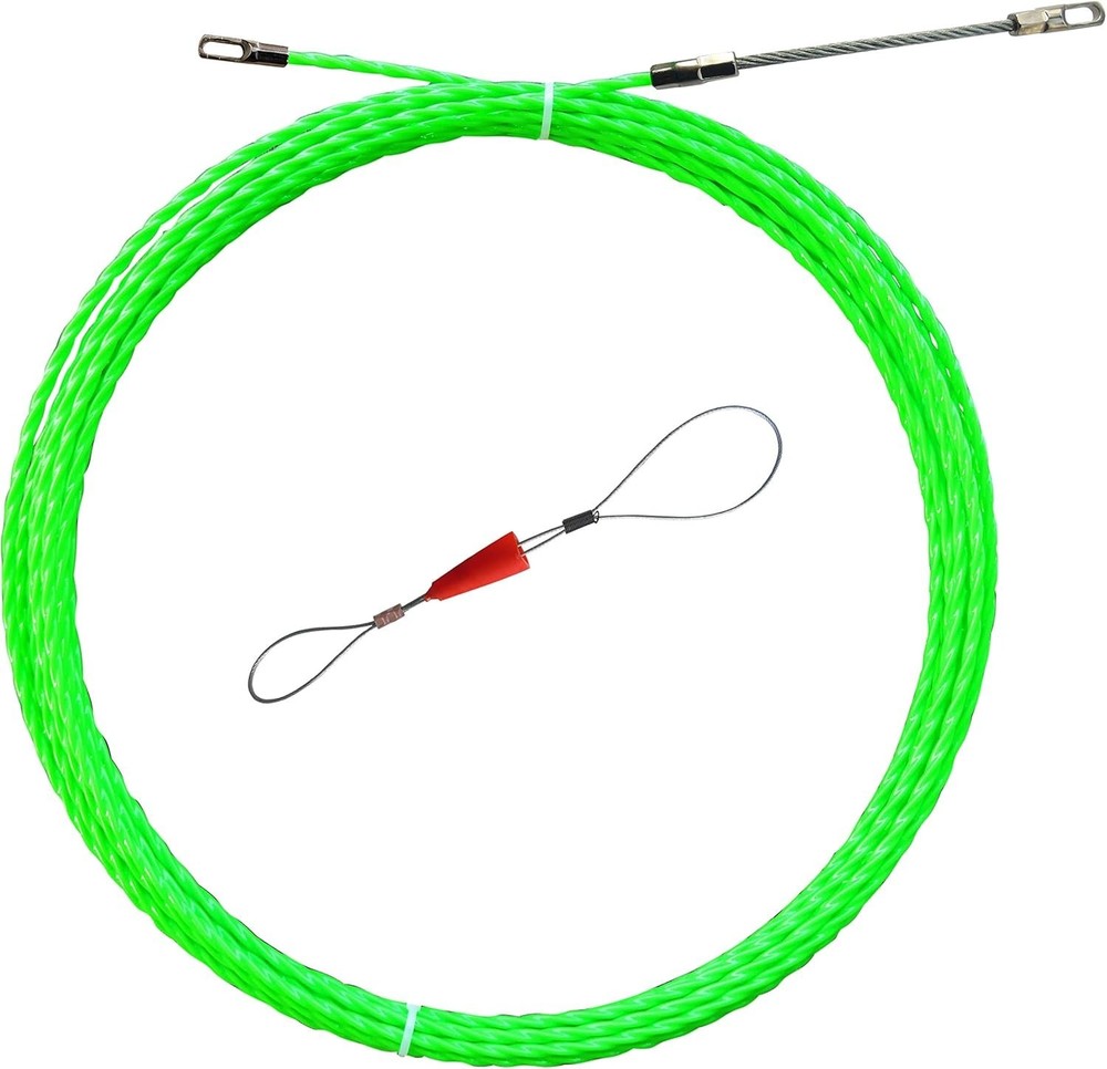 Versatile 10m Electric Wire Puller - Low-Friction 4.5mm Fishing Tape Solution