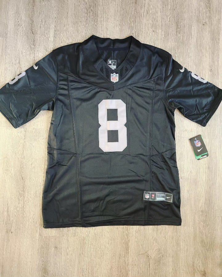 Josh Jacobs #8 Black Raiders Jersey