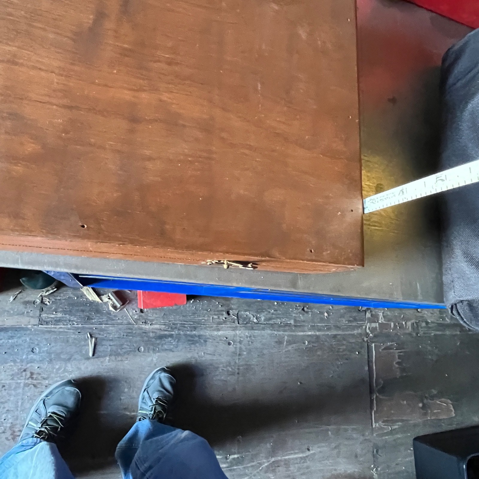 Wooden Gun Case Knife Pistol 13.5” x 8.5” x 3 Revolver Wood USA Shadow Box