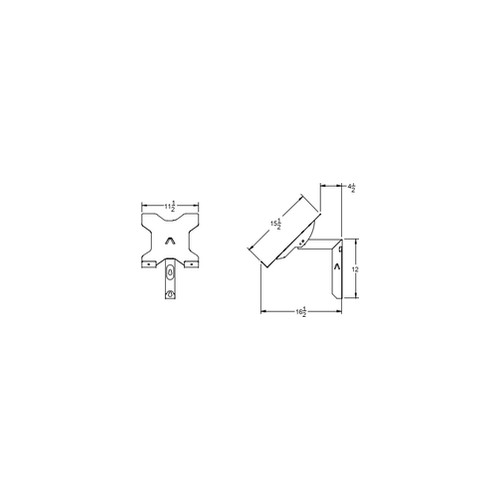Apache Wallmounted Rack for Pioneer CDJ 2000, 3000