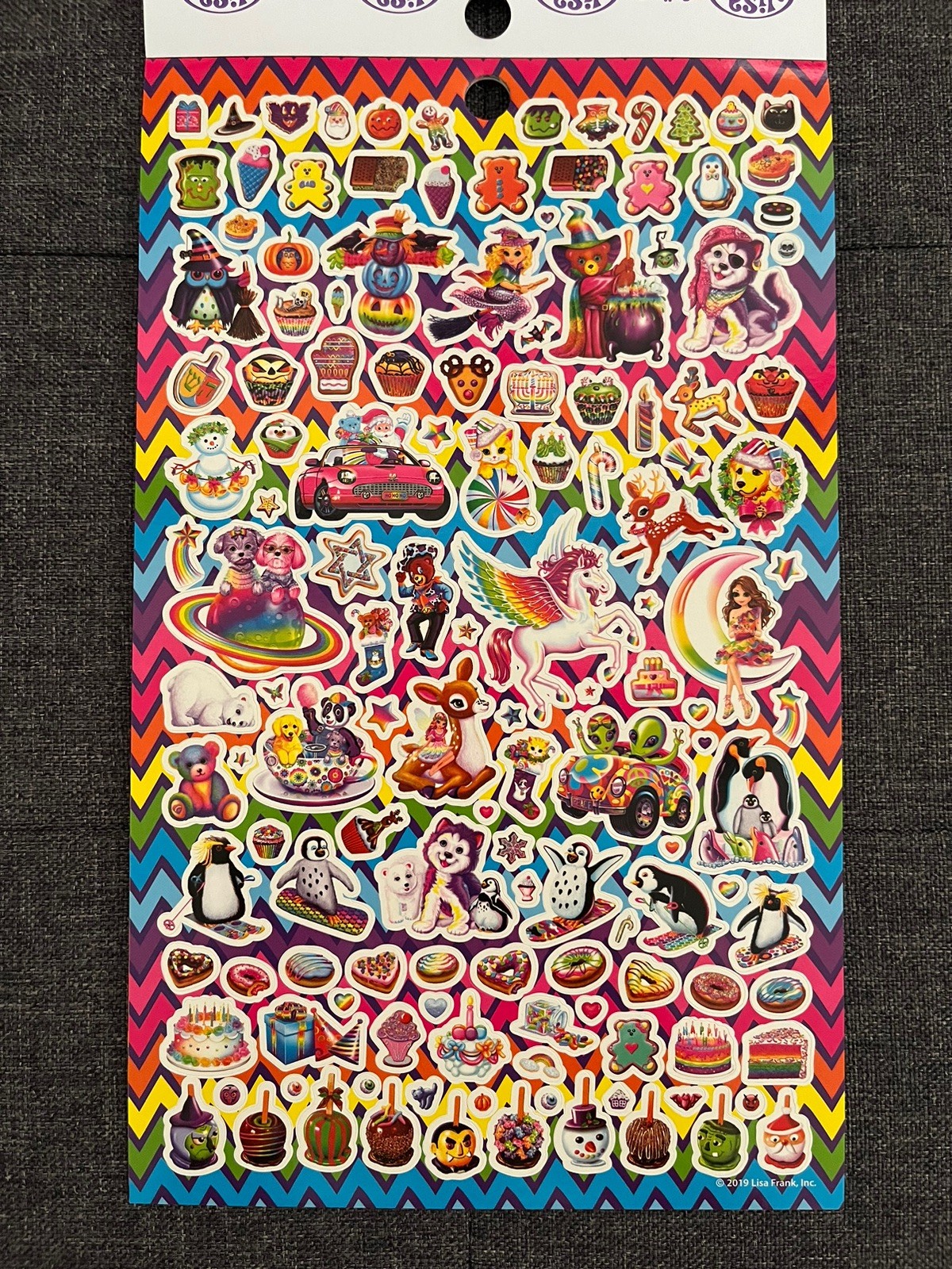 Lisa Frank Sticker Book 5 Sticker Sheets 600 Stickers Lisa Frank Stickers