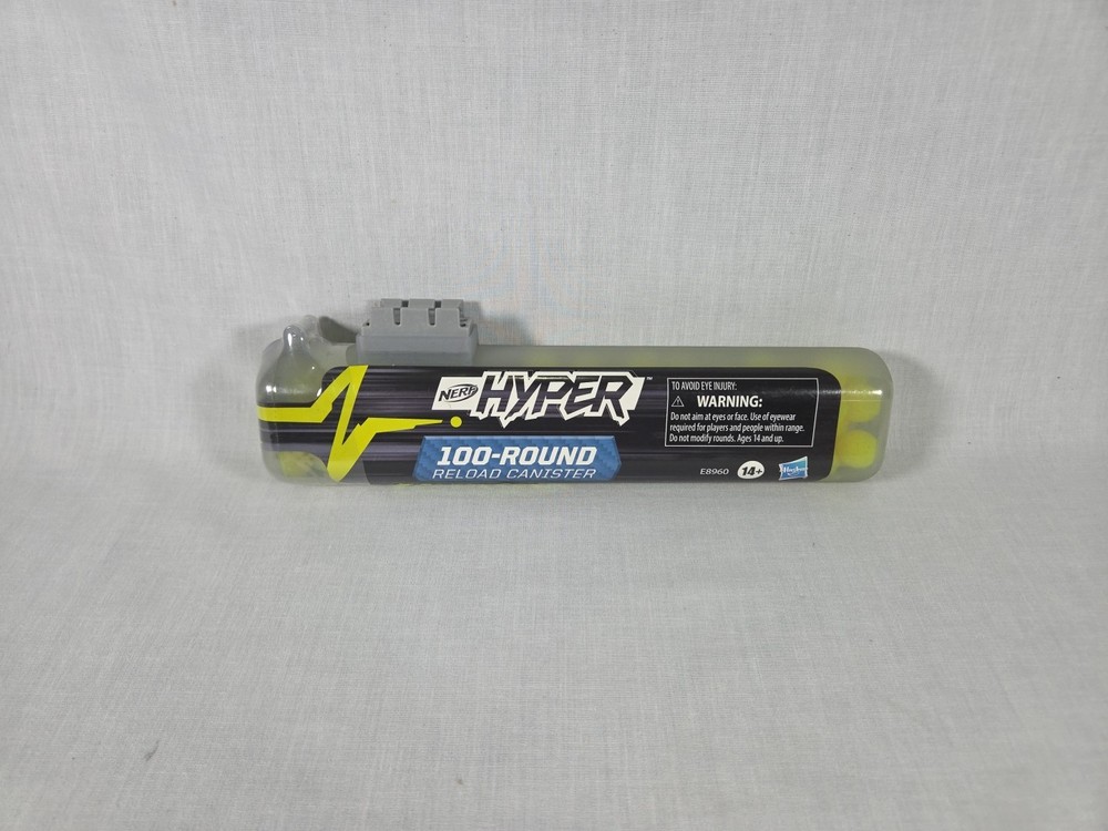 5 NERF Hyper 100-Round Refill Canister 100 Rounds, Sealed