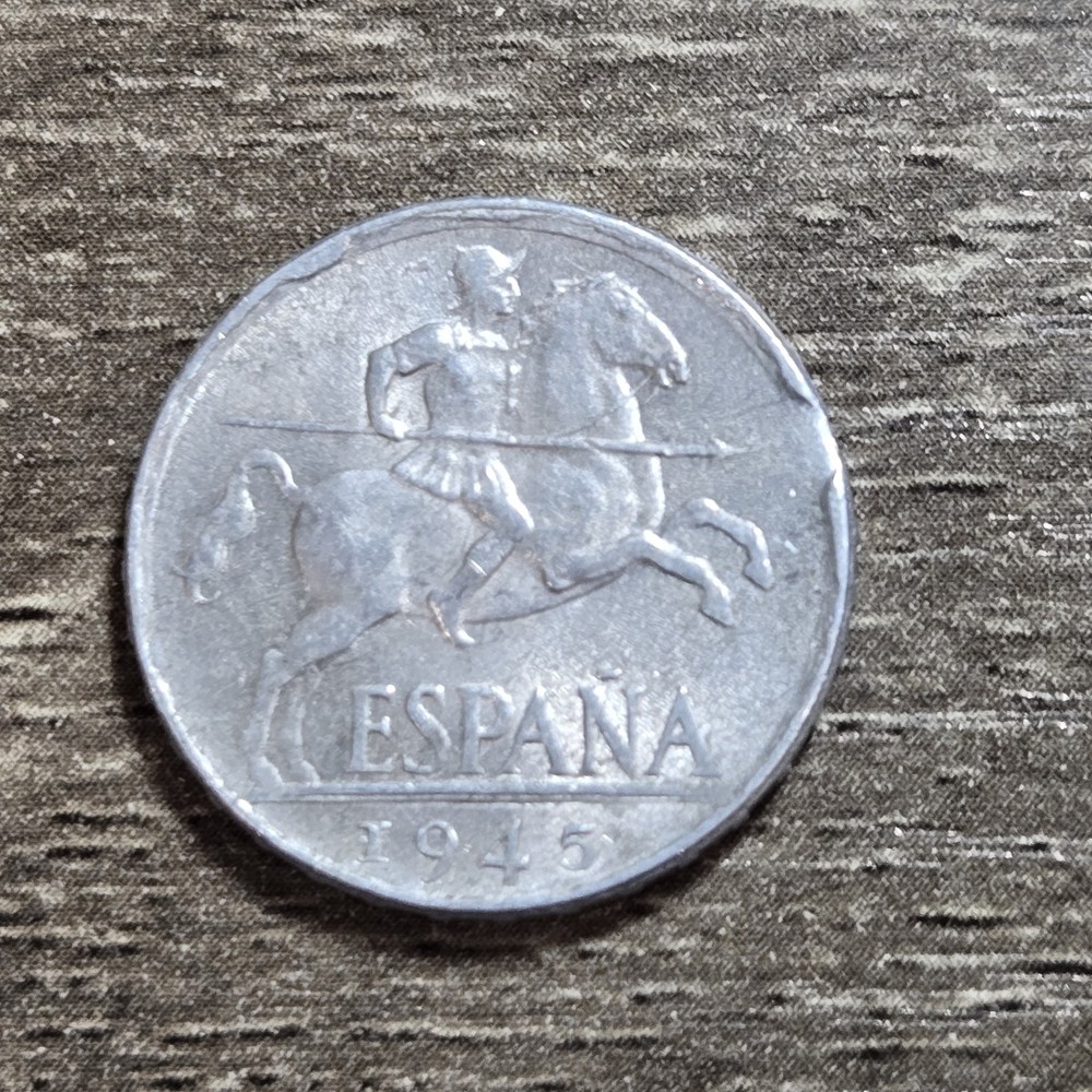 1945  Spain 10 Cents