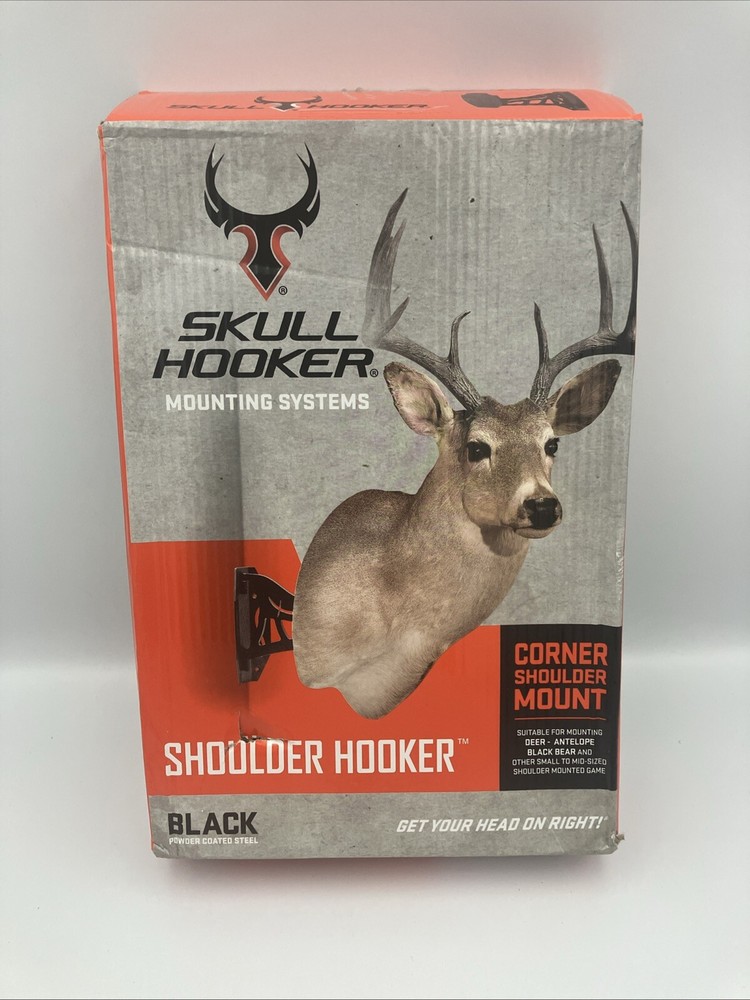 Skull Hooker Mounting Systems Shoulder Hooker Corner Shoulder Mount Black