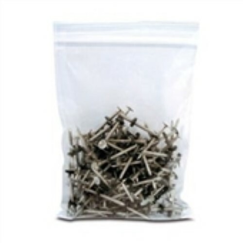 1000 - 4x8" 2 Mil Reclosable Poly Bag Clear