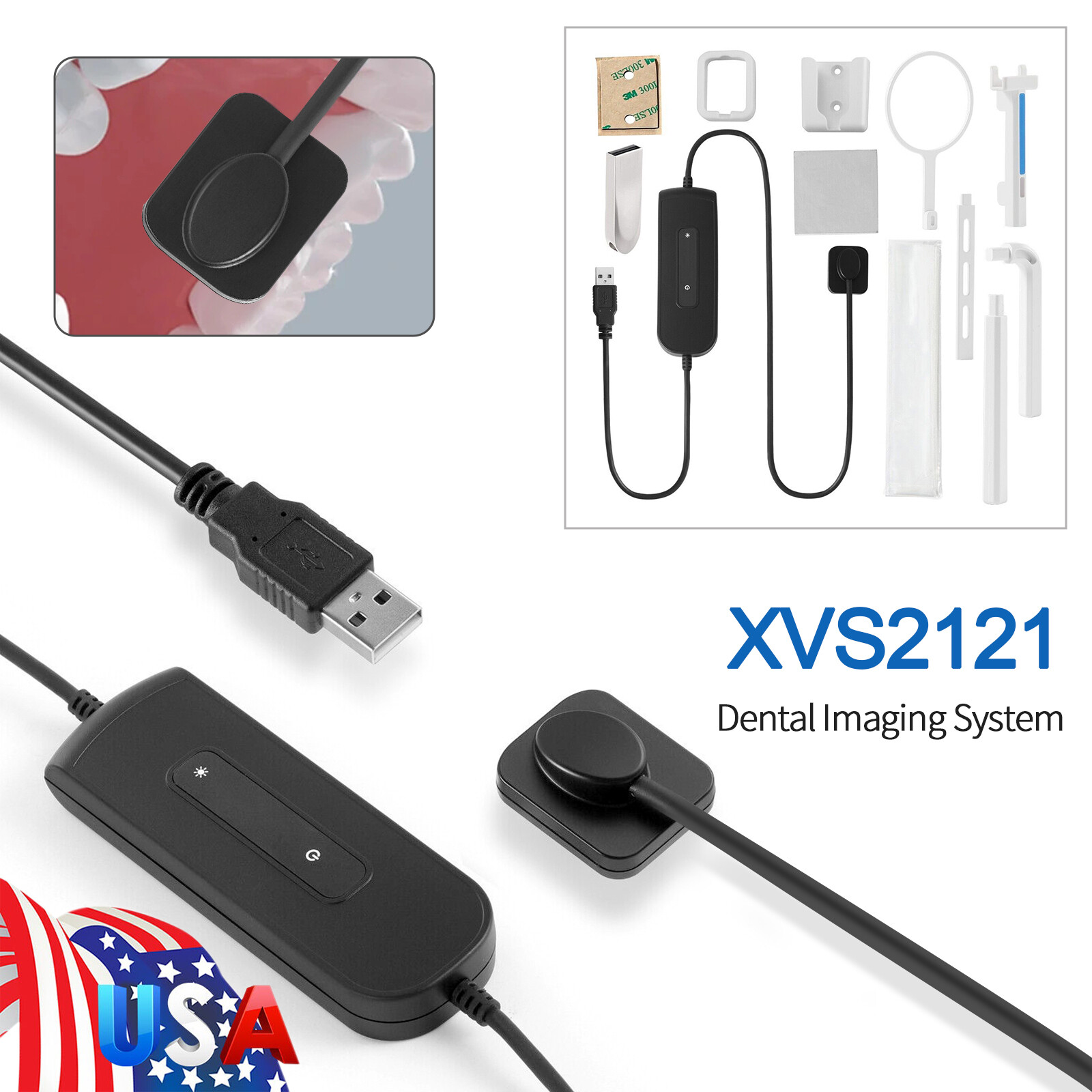 Woodpeckr Style Dental ray X Imaging System RVG Digital Ray X Sensor Size #1.0