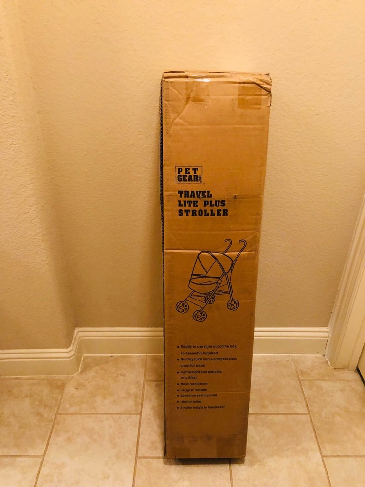 Pet Gear Travel Lite Plus Stroller, Compact, Easy Fold No Assembly Required