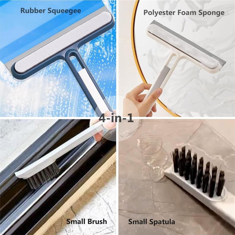 Multi-Functional Shower Squeegee, Household Cleaning Tools, Mirror Wiper