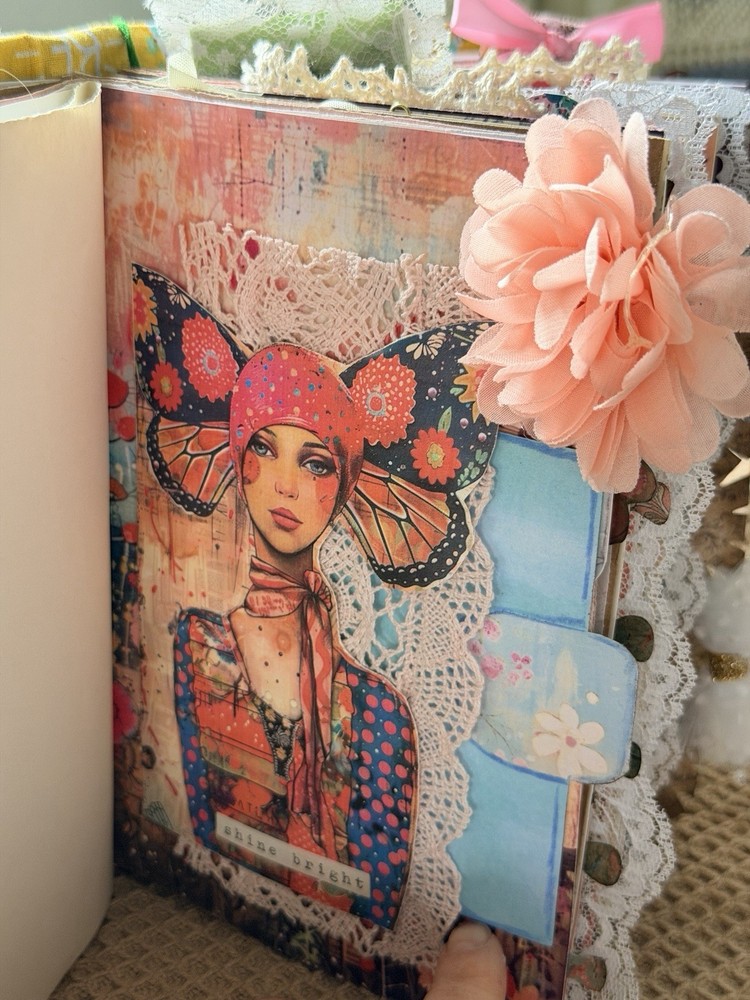 “Spring Sunshine”-Handmade Junk Journal