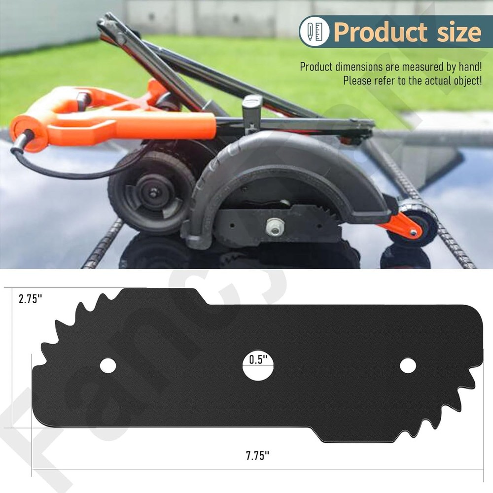 2-Pack EB-007 Edge Hog Heavy-Duty Edger Replacement Blades Compatible with...