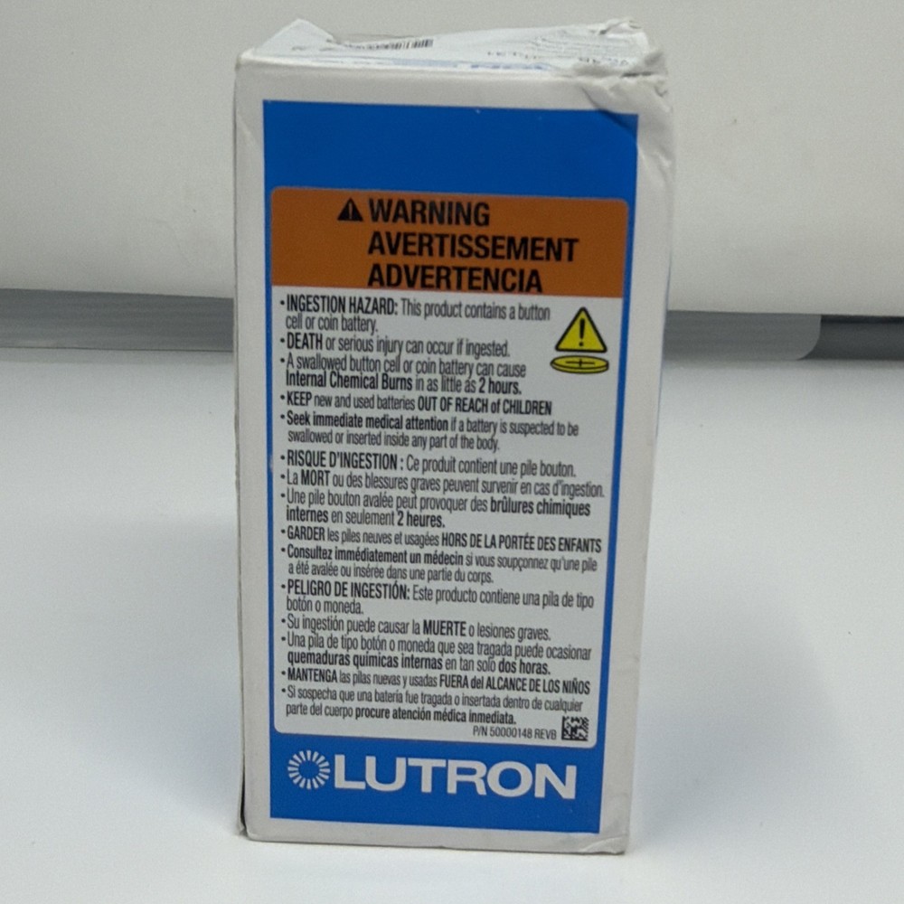 Lutron PJ2-4B-GWH-L31, 4 Button Scene Light, Wireless Controller