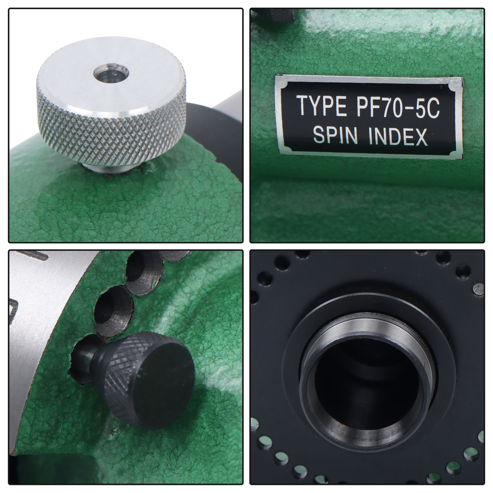 5C Precision Spin Index Fixture Collet .0004" For Milling Grinding