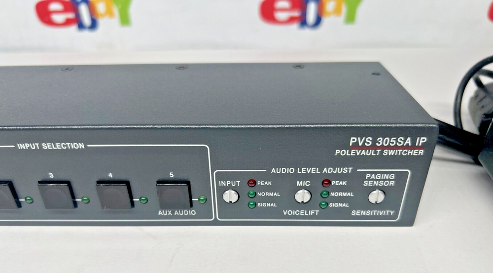 Extron PVS 305SA IP Polevault Switcher With A/C Adapter