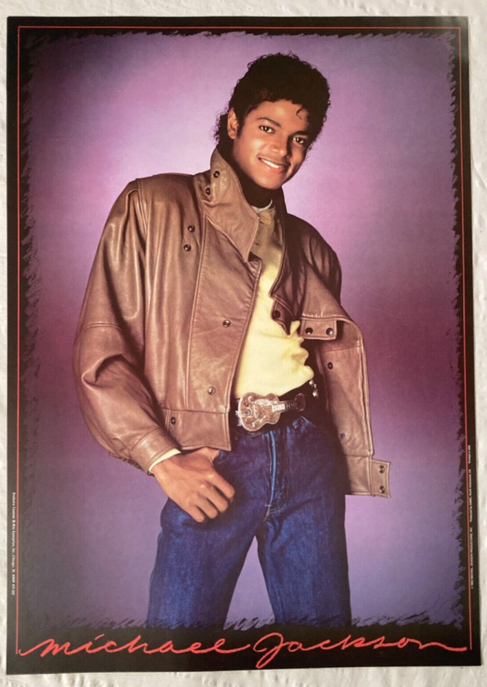 Michael Jackson 1983 Poster BiRite Chicago New Condition