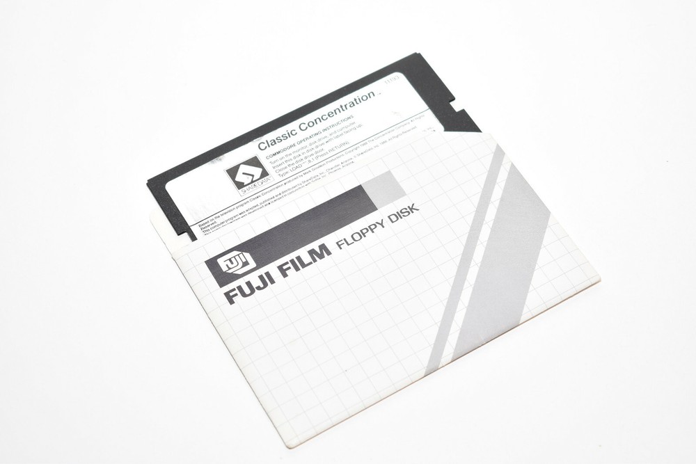 Classic Concentration Computer Game - Commodore 64/128, IBM, Tandy - 2.11 DOS