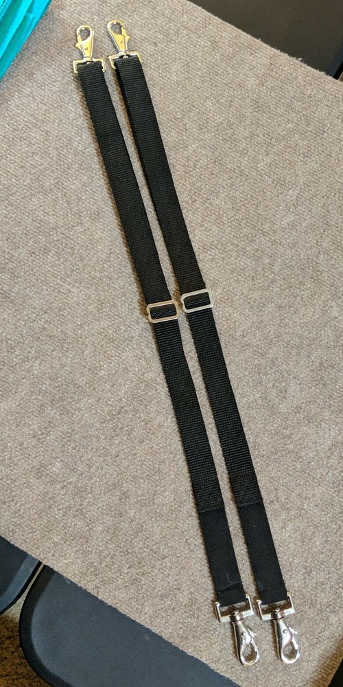 Horse Blanket Snap Leg Straps w/elastic