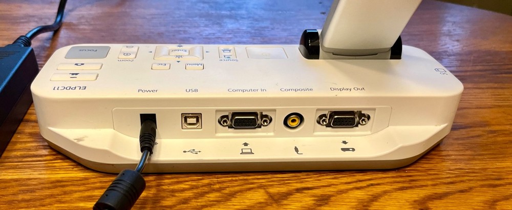 Epson ELPDC11 High Definition Interactive Document Camera Visualizer, Pre-Owned