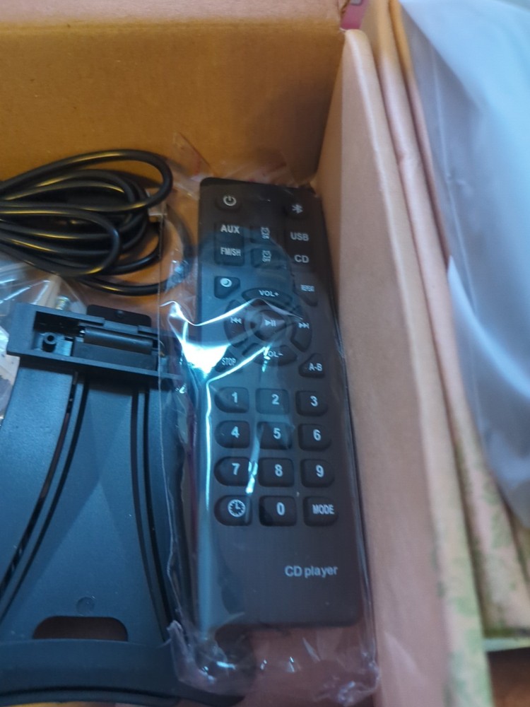 MICOCIOUS Black Portable CD Player with Bluetooth Desktop CD Player