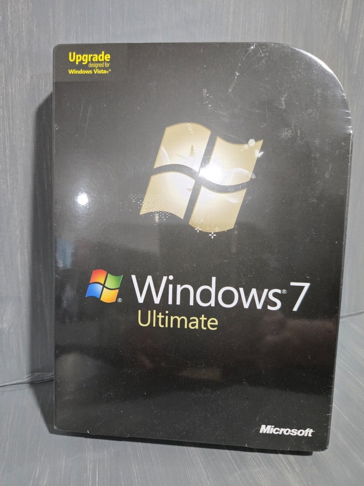 Microsoft Windows 7 Ultimate Upgrade_For Windows_Retail Product