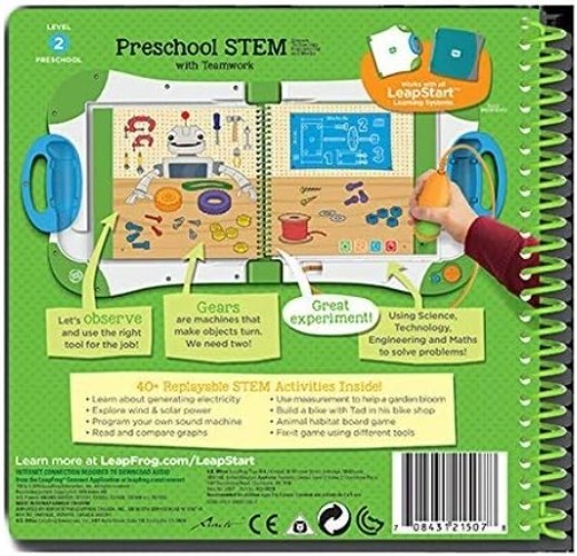 LeapStart Pre-Kindergarten Activity Book: Pre-K STEM Science, Technology, Eng...