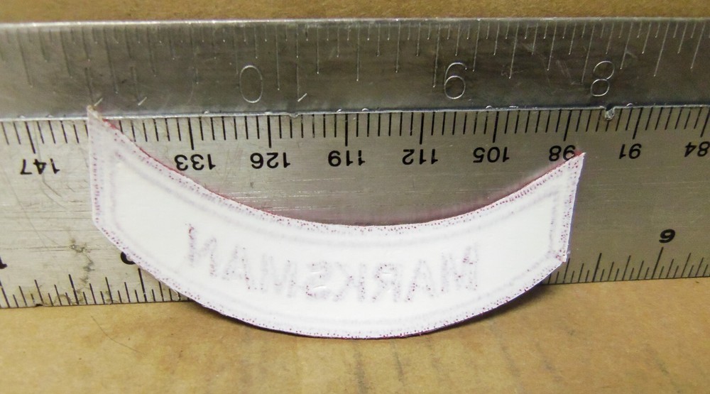 Marksman Embroidered Patch (NOS)