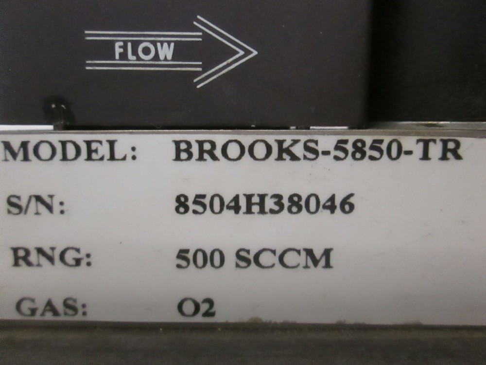 Brooks 5850TR, Mass Flow Controller MFC, O2, 500 SCCM, Used