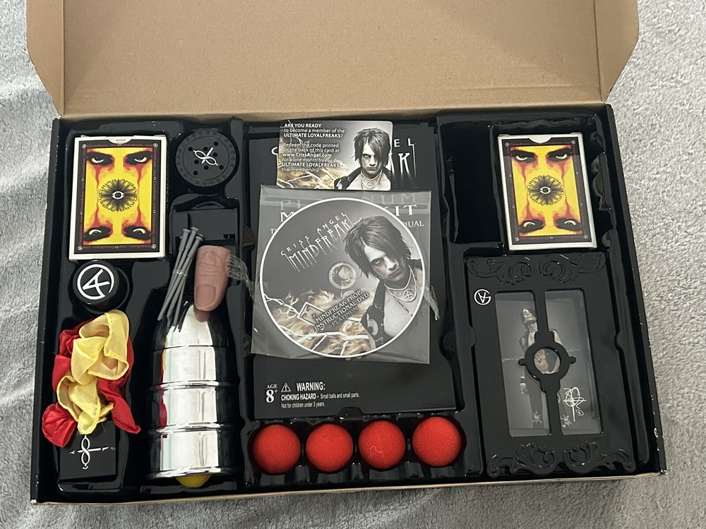 Cross Angle Mindfreak Platinum Magic Kit 250 Magic Tricks New