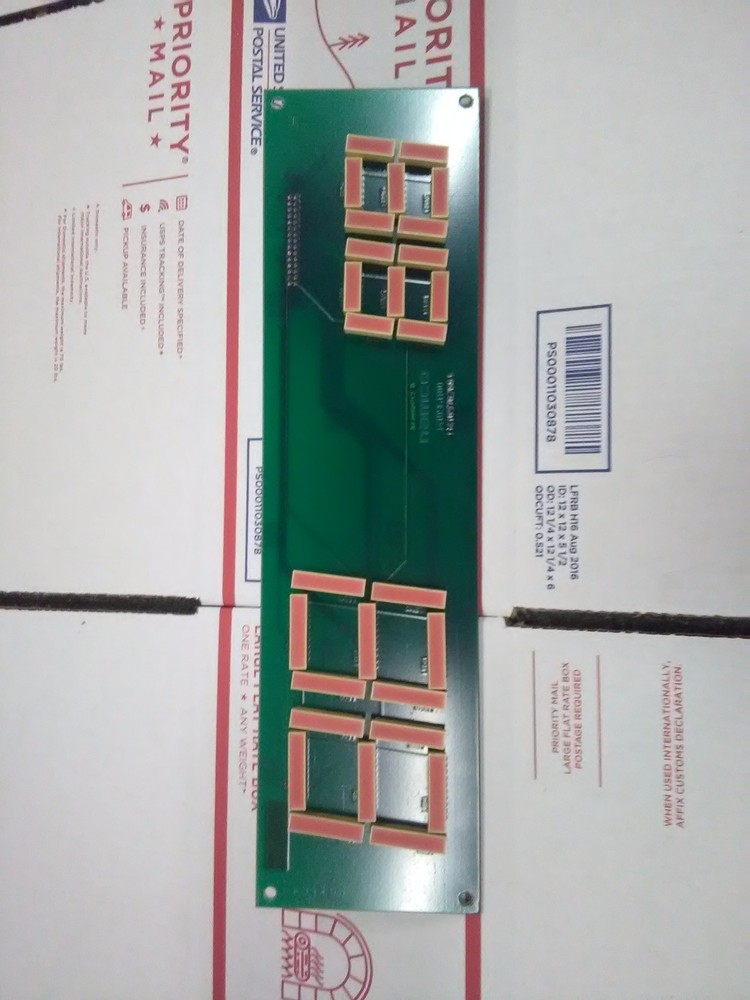 cracky crab arcade scoreboard pcb working