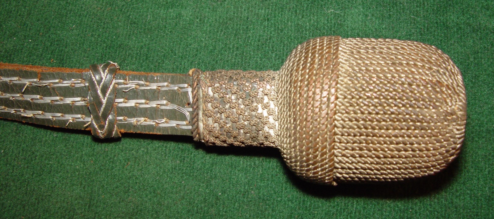 WWII German Army Officer's Sword Portepee, Knot