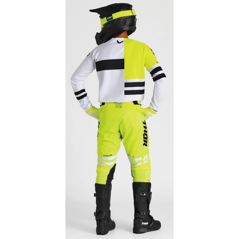 Thor LAUNCHMODE Dozer Pants, Yellow, Off-Road