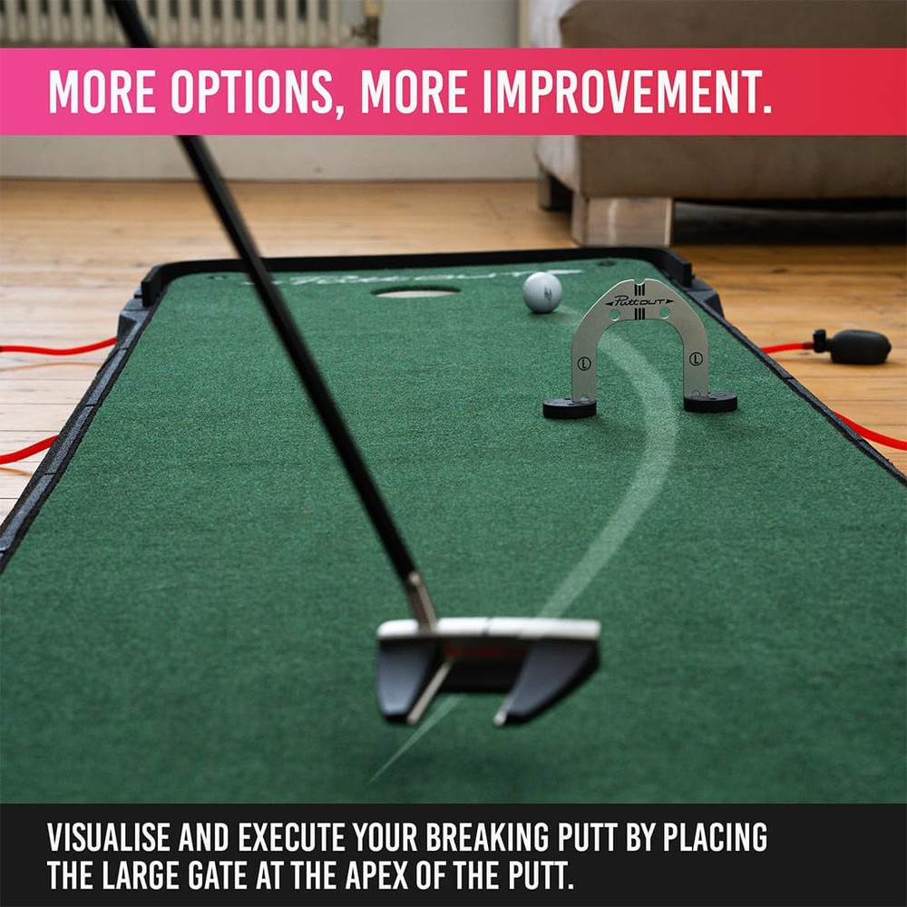 Pro Putting Gates – Golf Training Aid for Face Angle Control with 3 Adjustable G