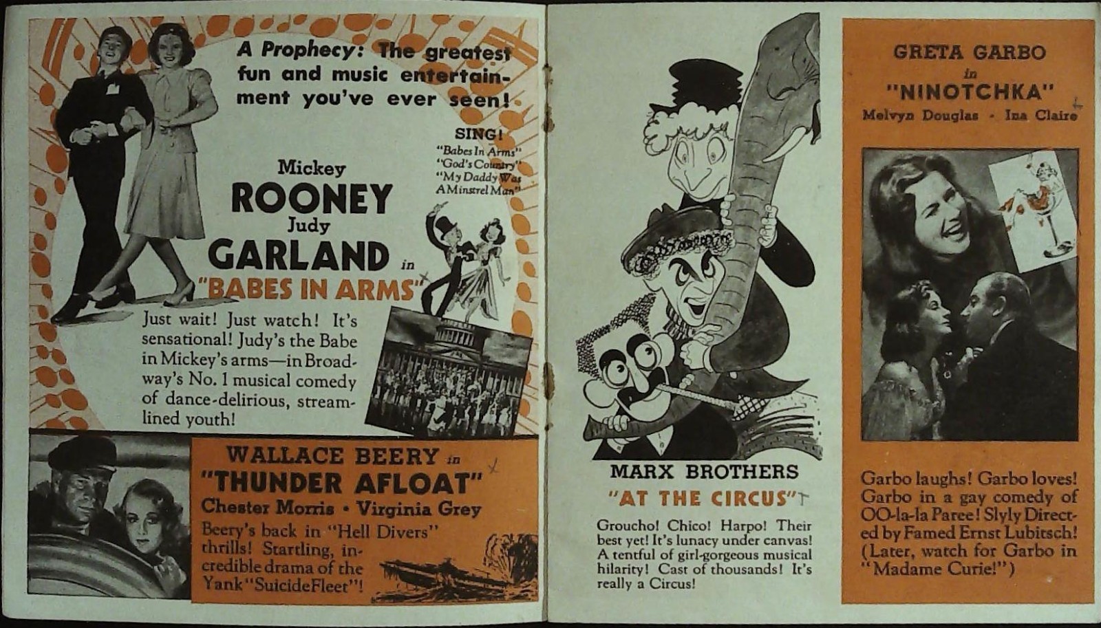 MGM Fall & Winter Screen Forecast 1939 "Another Thin Man", "The Women", Scarce!