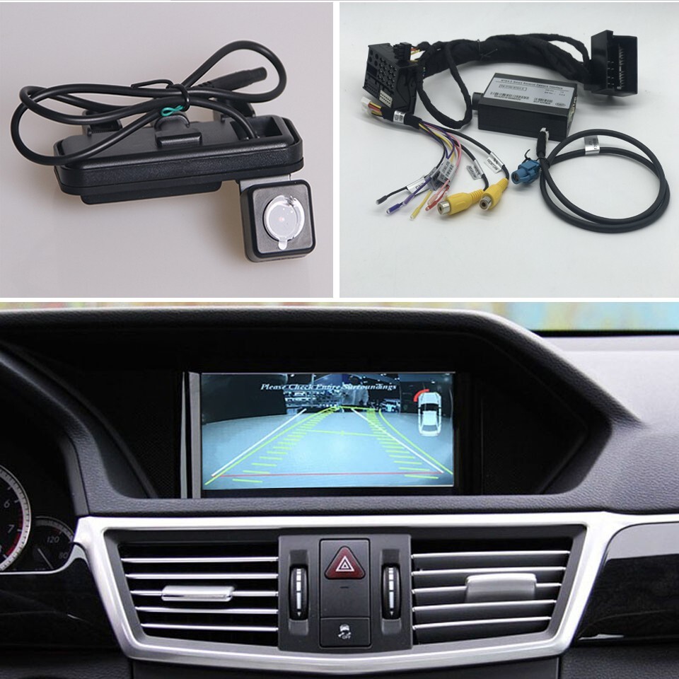 Reverse Backup Solution For Mercedes E300 2013 Rear View Camera Interface Kit