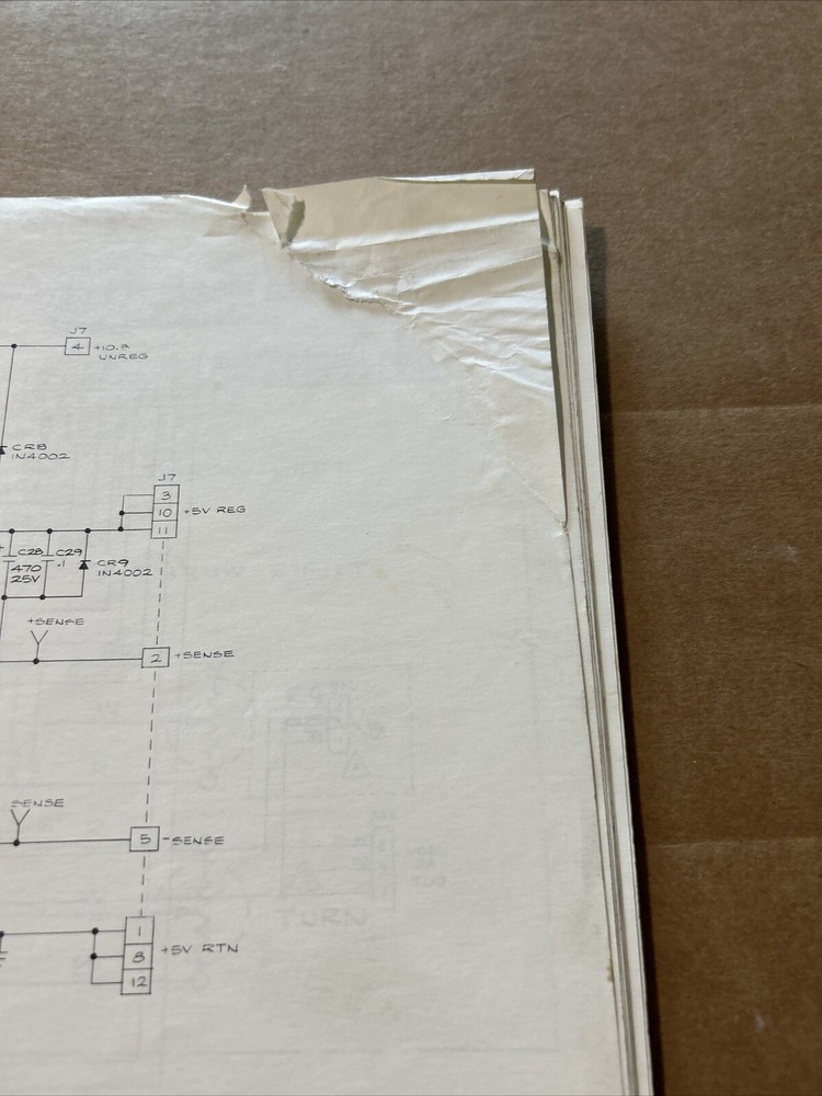 Original Atari PaperBoy Schematic Package Only arcade Video game manual
