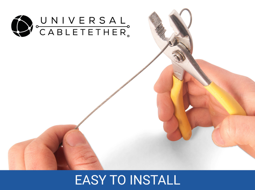 CableTether.com Universal Cable Tether 10 Pack - Custom or DIY