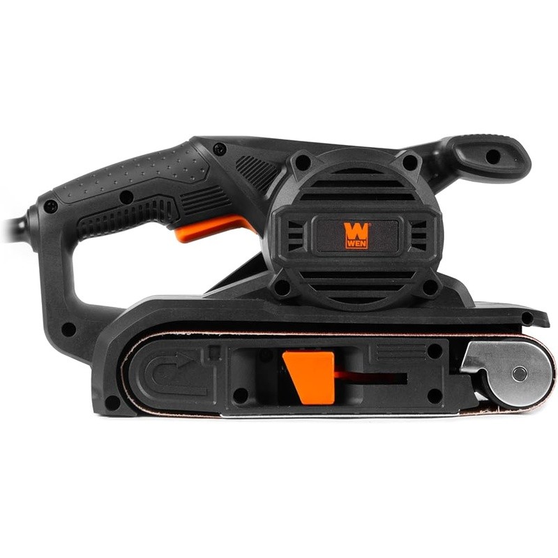 7.5 Amp Handheld Belt Sander Variable Speed Portable Tool Quick Release Tension