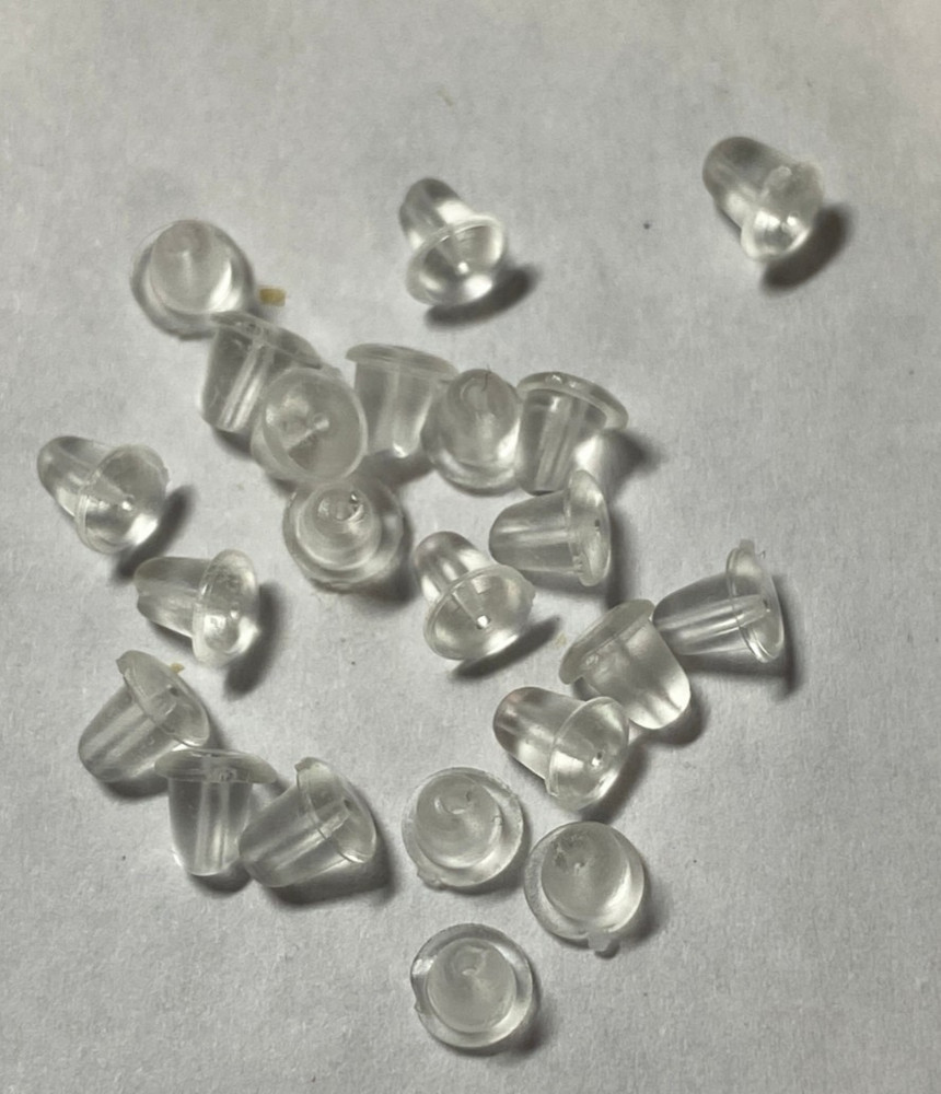 Rubber Silicone Soft Earring back Stoppers