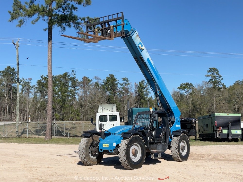 2016 Genie GTH844 8,000 lbs 44' Telescopic Reach Forklift Telehandler 8K bidadoo