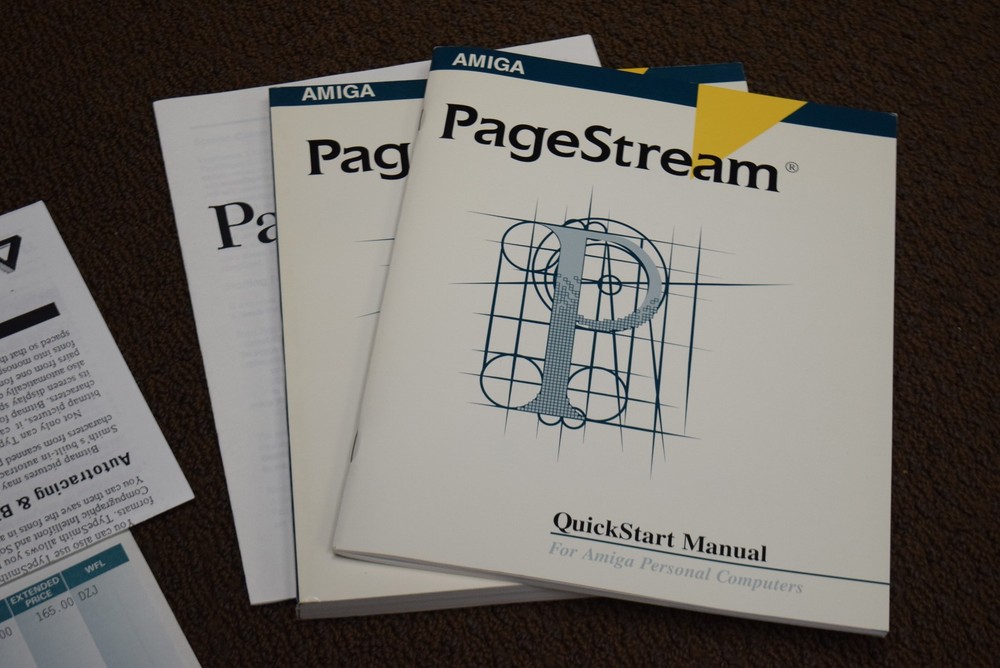 PageStream v2.22 Floppy Disk Software Set In Box for Commodore Amiga