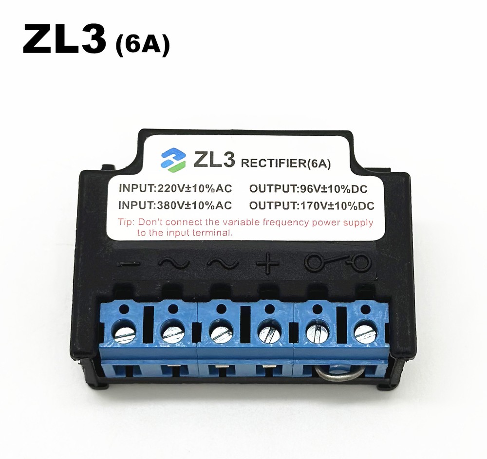 ZL3 6A rectifier input AC220/380V output DC96/170V Brake rectifier