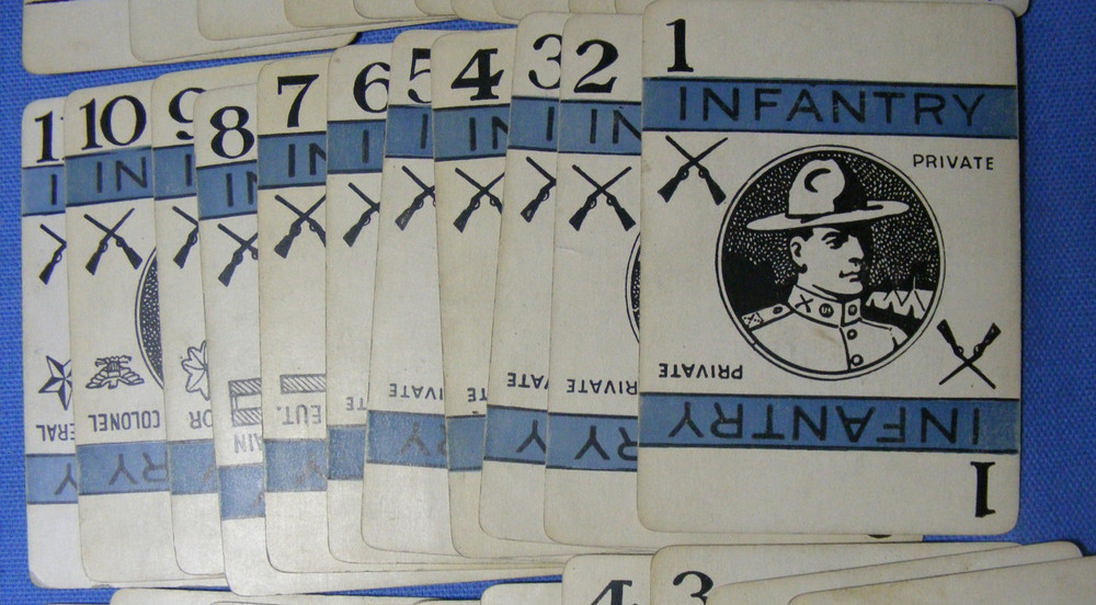 Vintage WW1 Card Game
