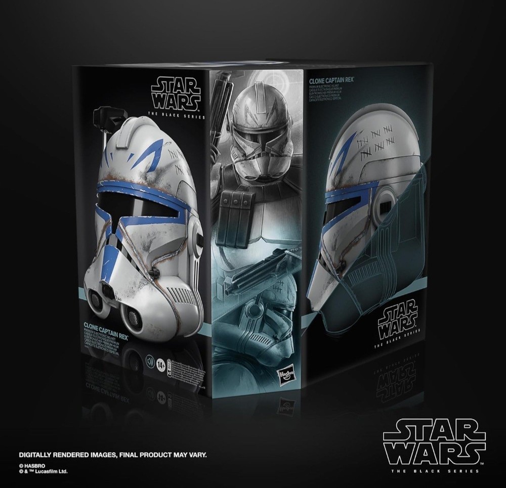 Starwars Captain Rex Blackseries Helmet Clone Wars Hasbro