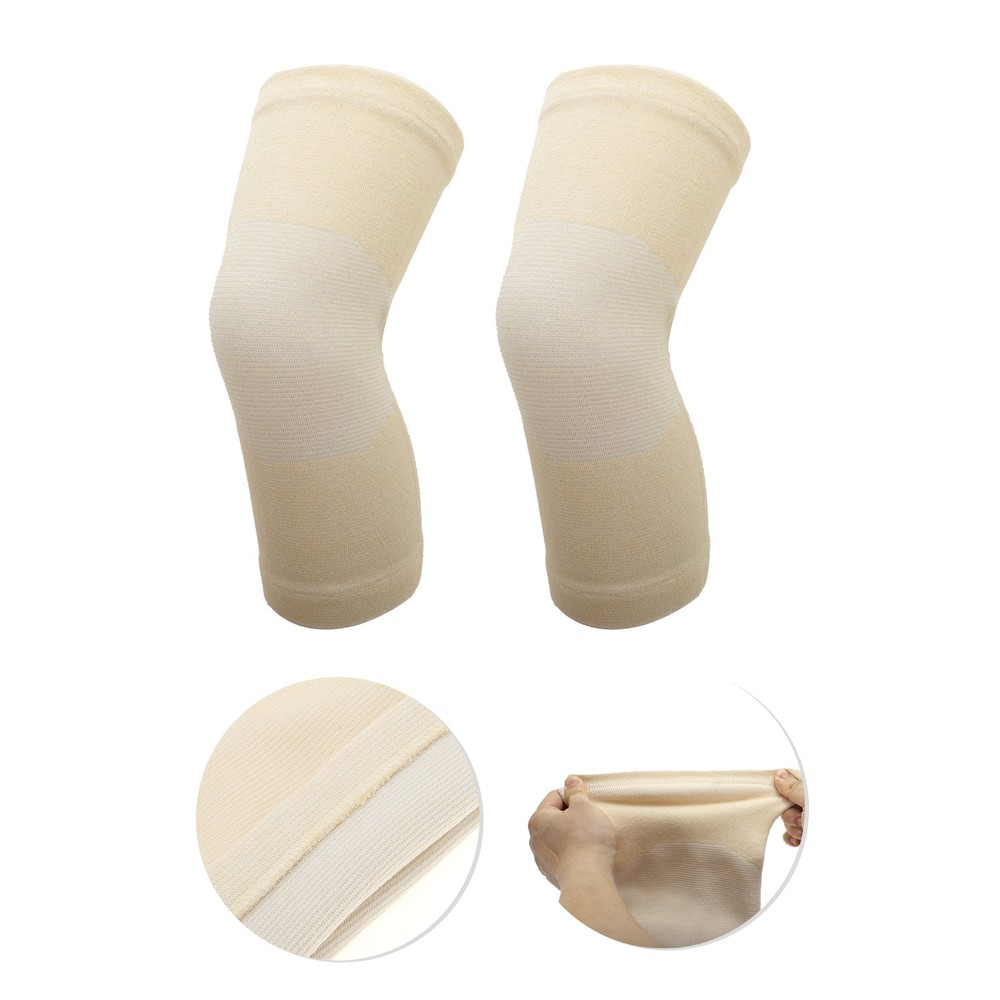 Comfortable Knee Pads Medium Size Skin Color 1 Pair