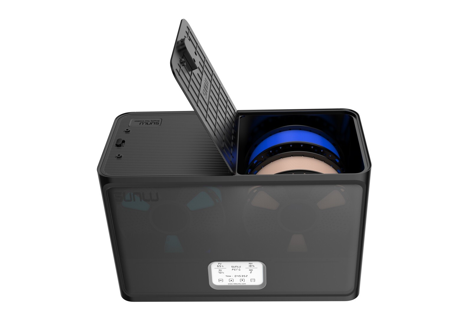 SUNLU FilaDryer S4 Filament Dryer Rapid Heating Adjustable Humidity 4*1KG 1*5KG