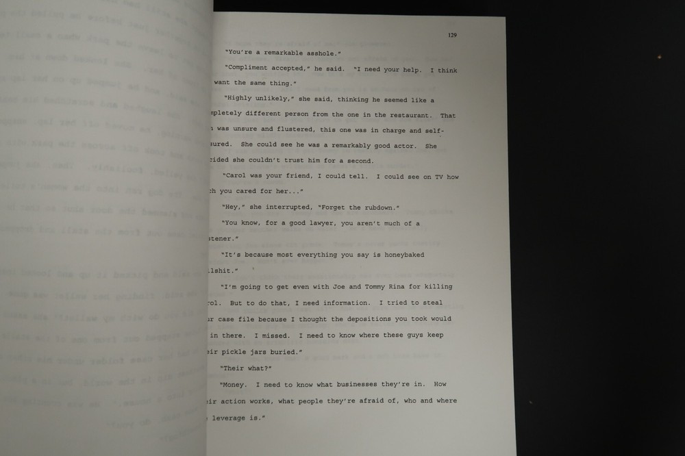 King Con Original Book Script Stephen J. Cannell Studios Collection 1996 Novel