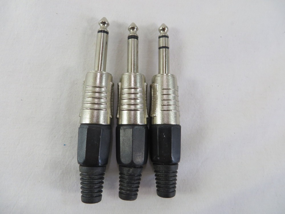 11 Piece - 0 1/4in Jack Plug Stereo Multiple Colors