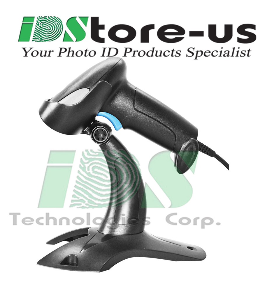 3nStar SC100 Laser Handheld Barcode 1D Scanner with Base and Autosense