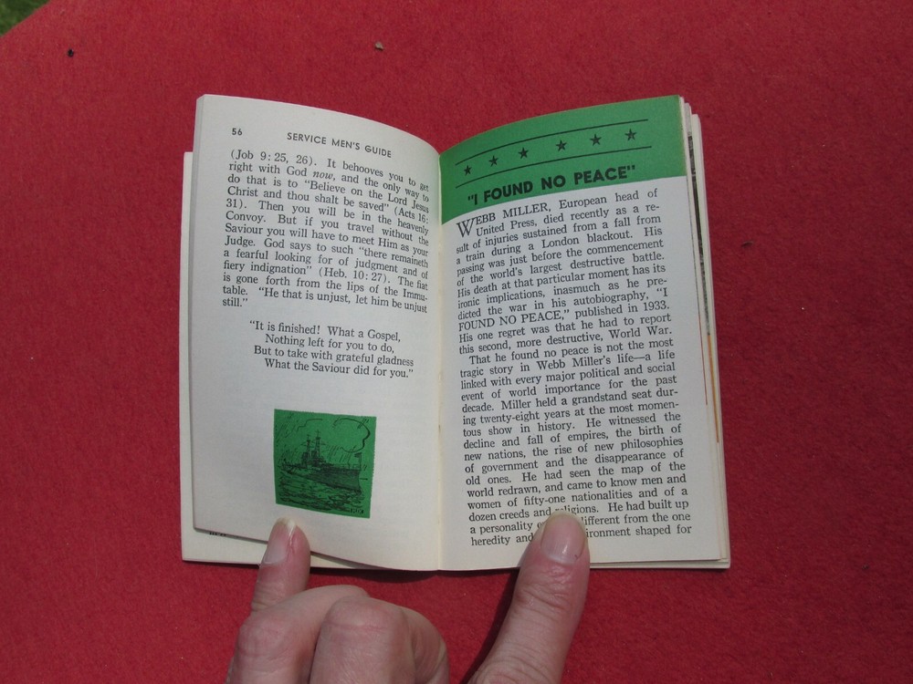 1943 Service men's guide : or, Helps heavenward